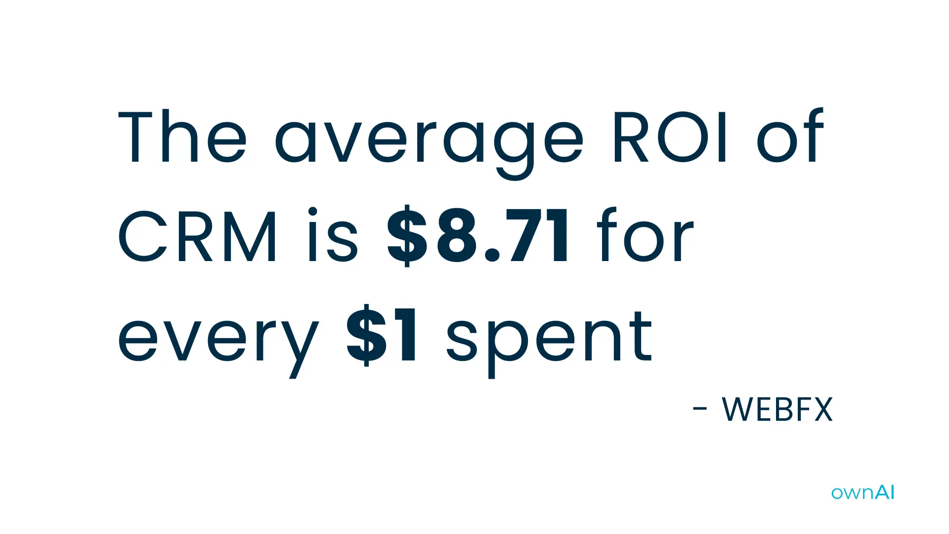 crm investment roi