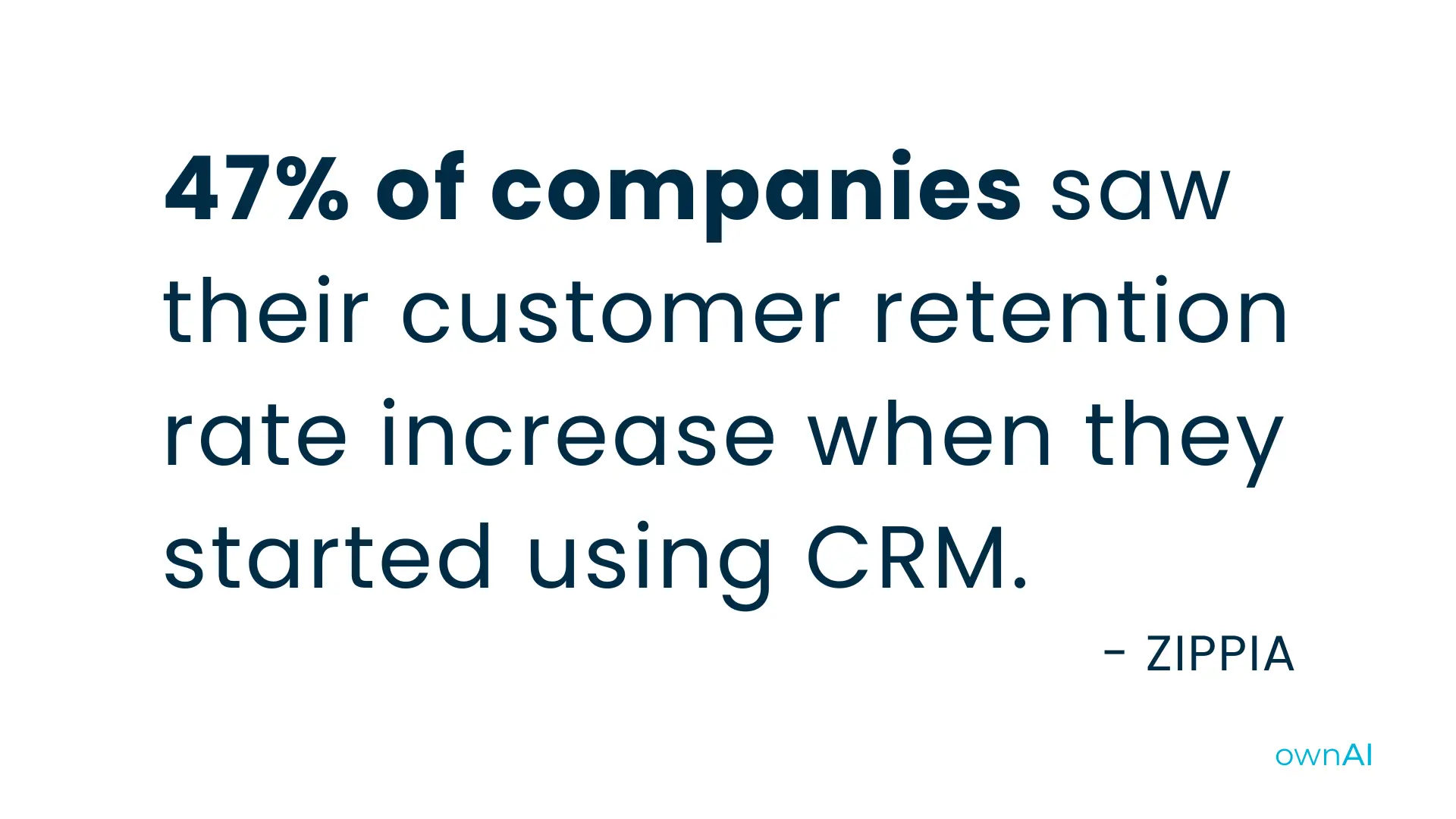 custom retention statistics on using crm