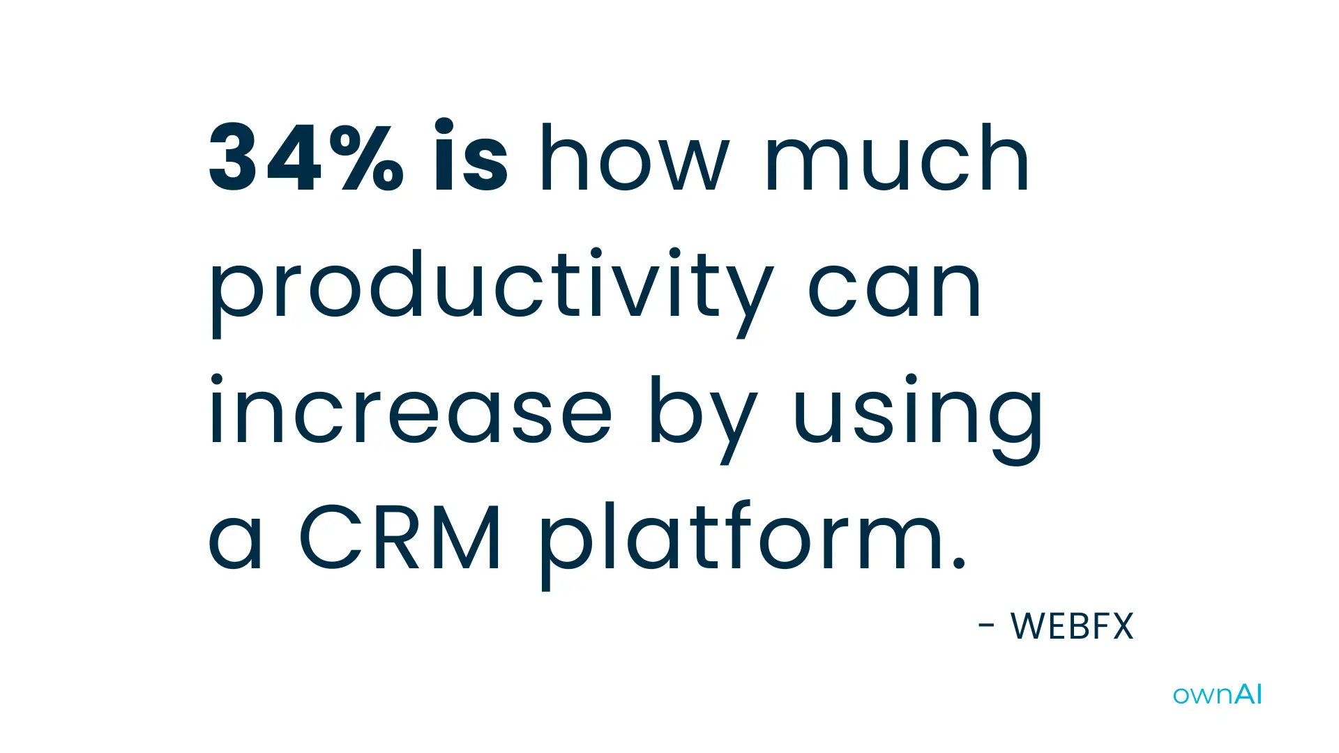 productivity statistics on using crm