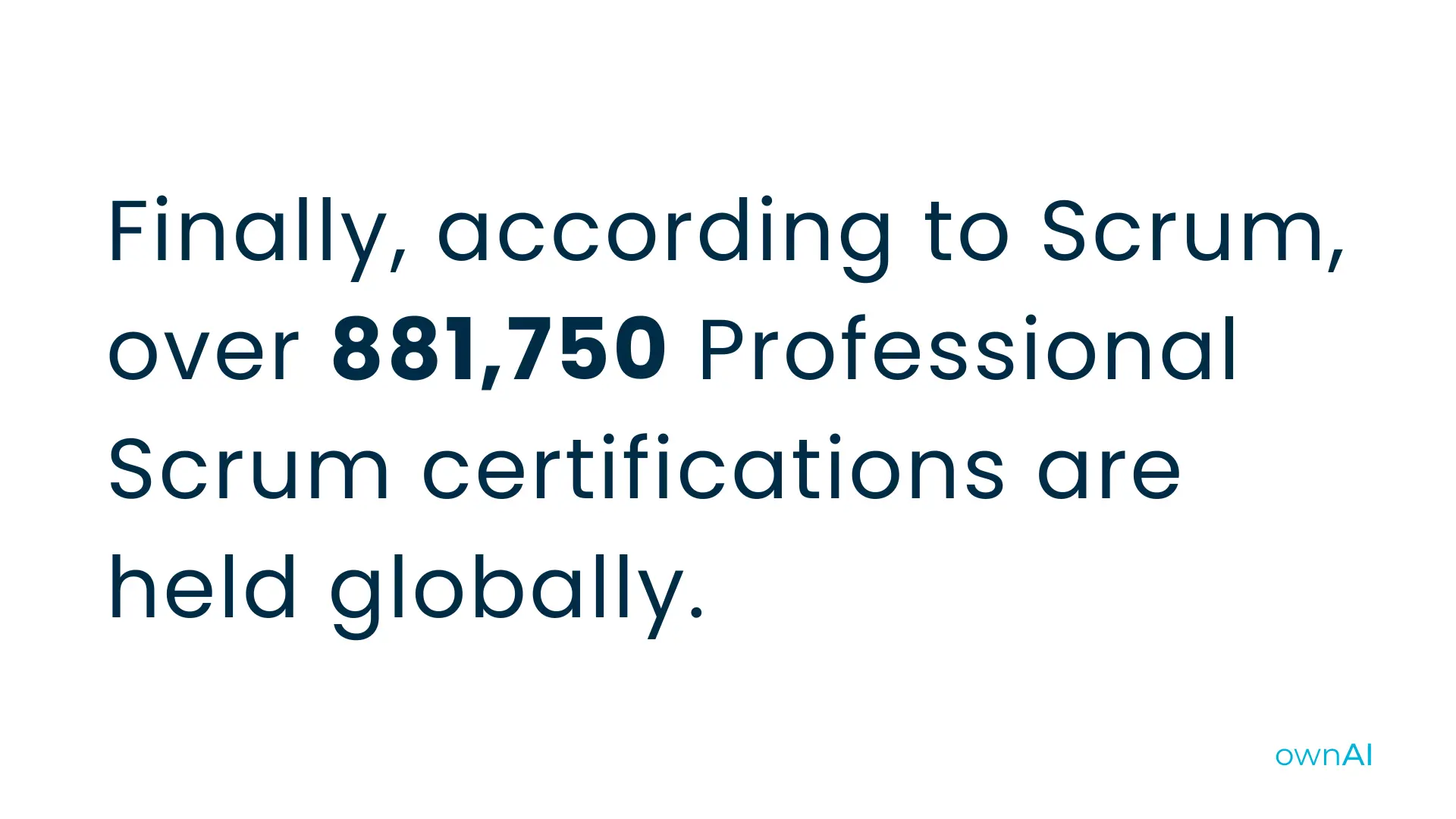 scrum professional certificate holders globally
