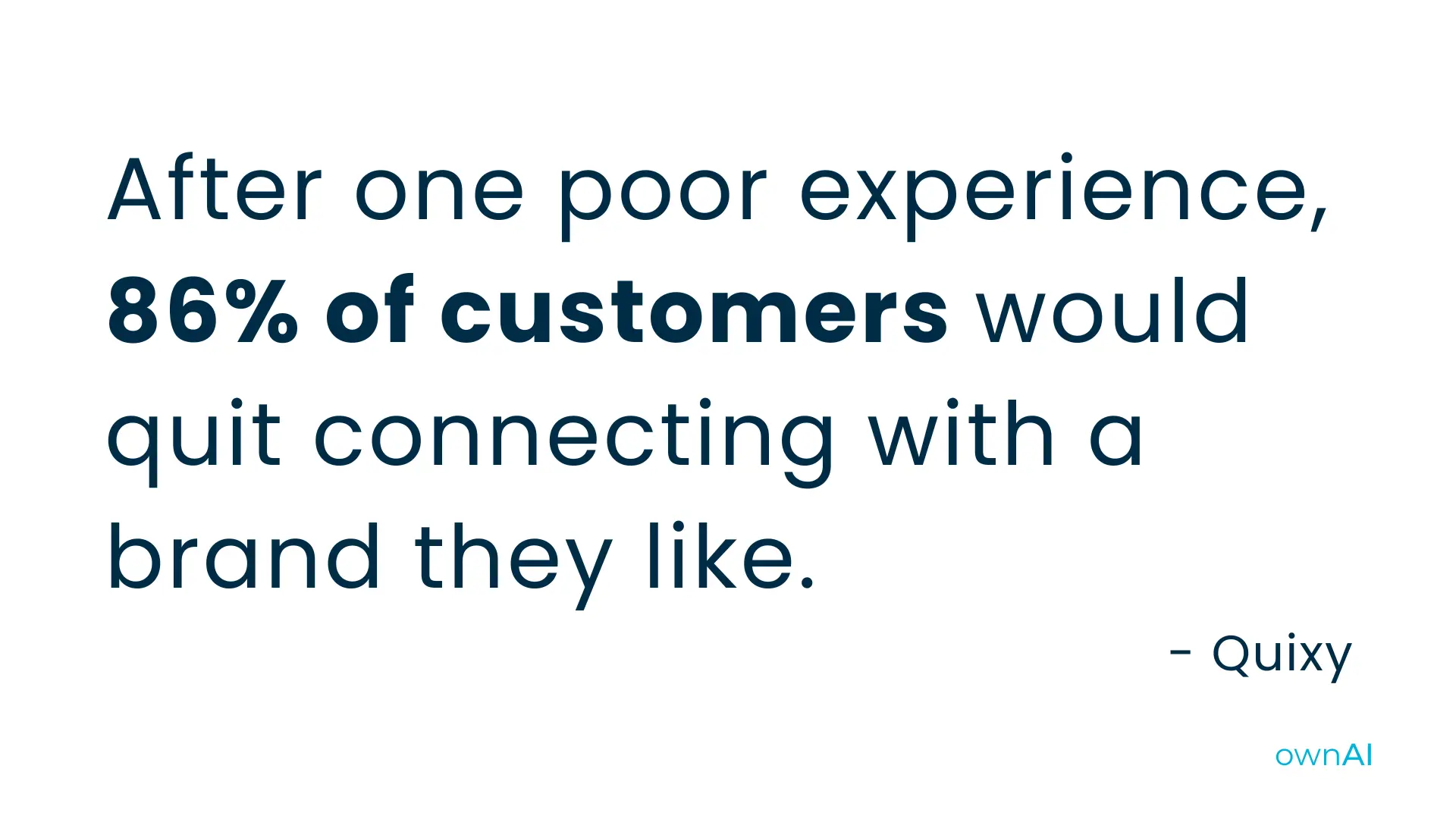 statistics customer experience