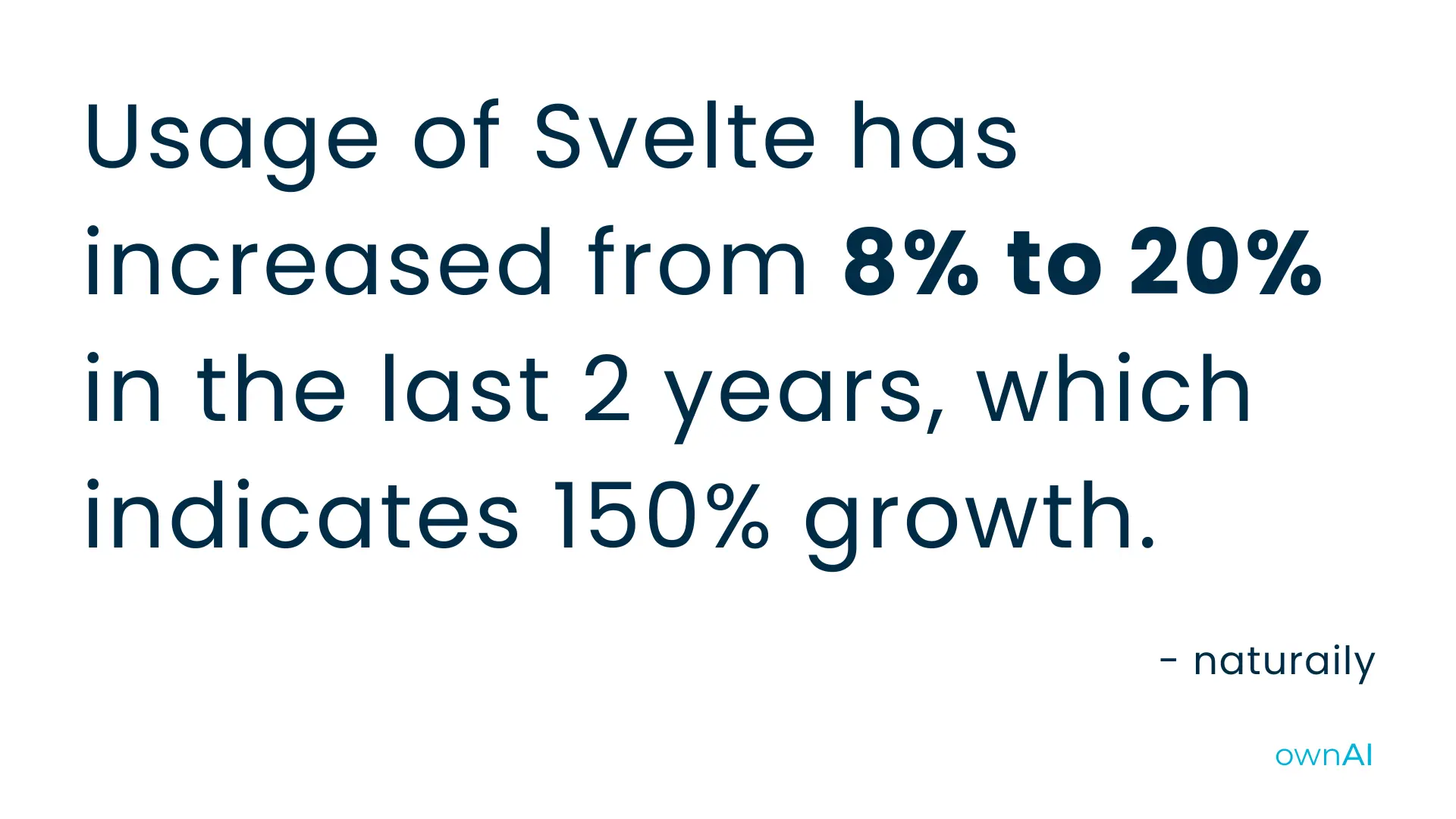 svelte framework usage states