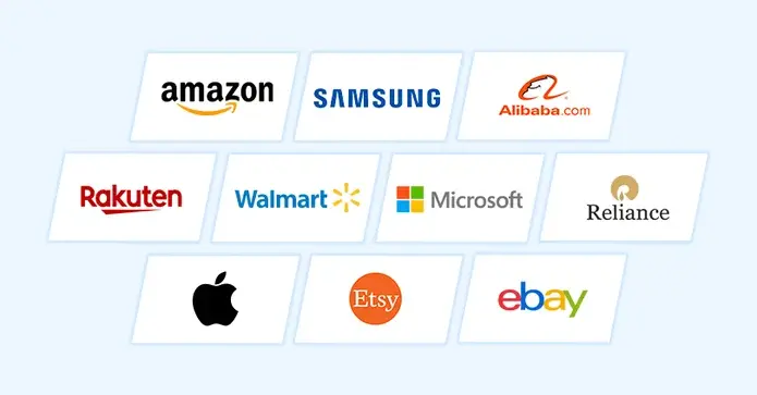 Top 10 e-commerce companies image
